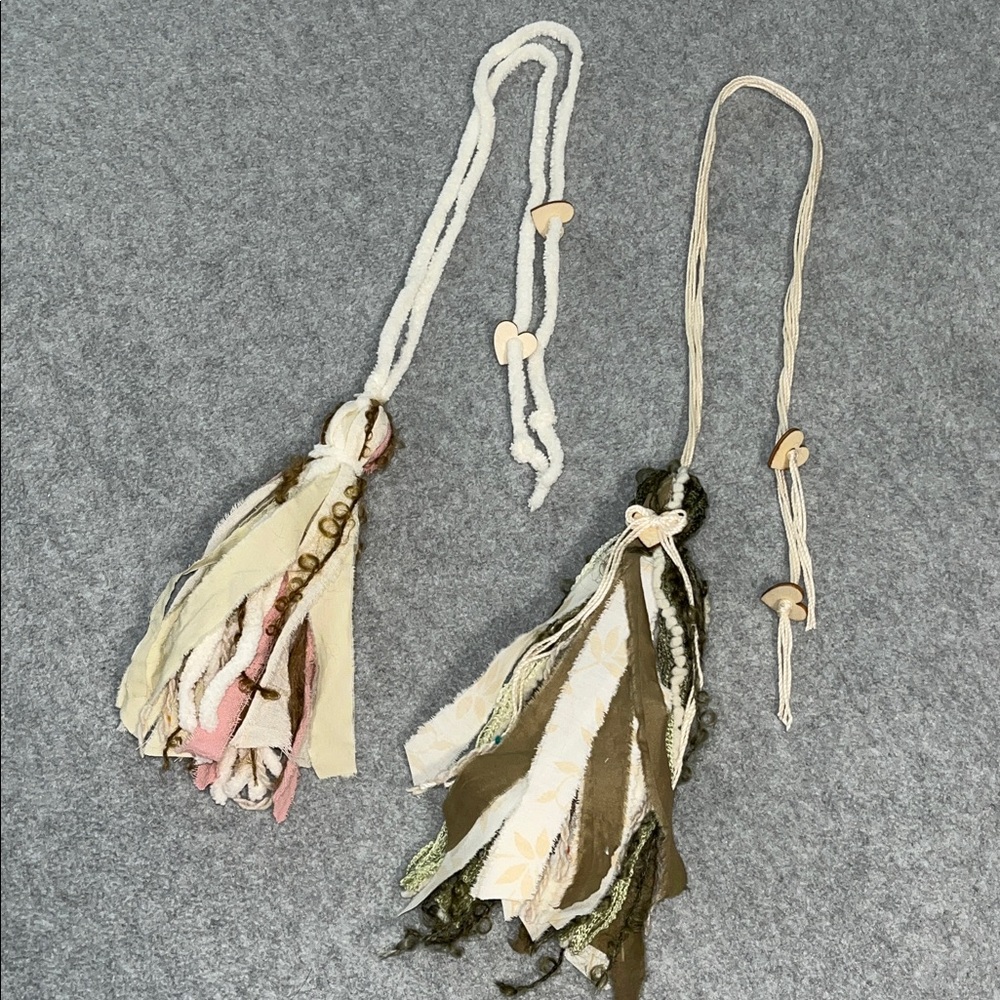 Boho Shabby Tassel Bookmark Bundle Journal Decoration Bag Charm
